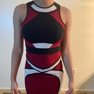 Bandage midi dress